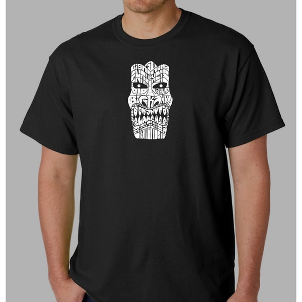 Los Angeles Pop Art Men's Tiki Big Kahuna T-shirt