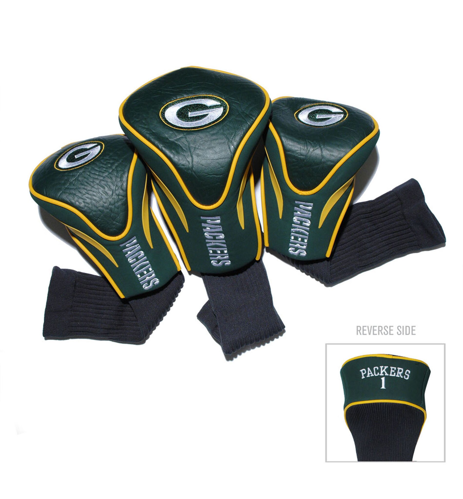 Shop Green Bay Packers NFL Contour Wood Headcover Set 
