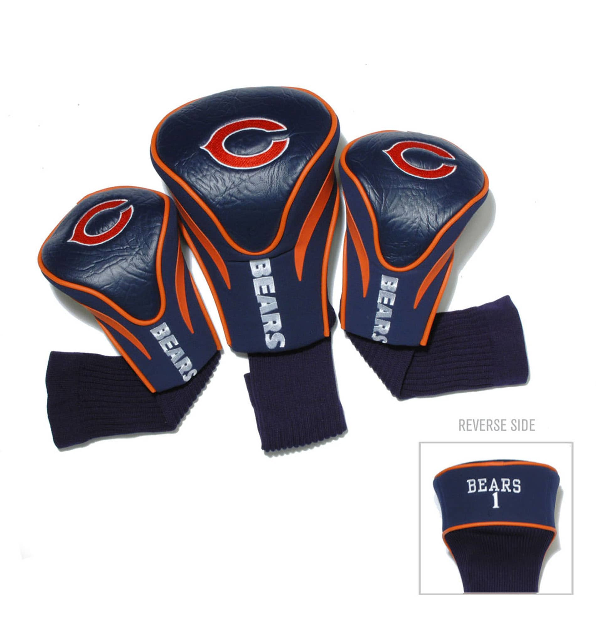 Chicago Bears Nfl Contour Wood Headcover Set