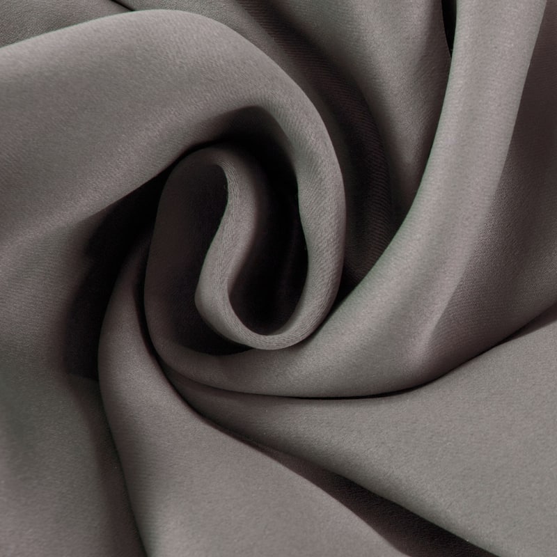 Exclusive Fabrics Neutral Gray Room Darkening Curtain Panel Pair (2 Panels)