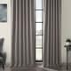 preview thumbnail 5 of 7, Exclusive Fabrics Neutral Gray Room Darkening Curtain Panel Pair (2 Panels)