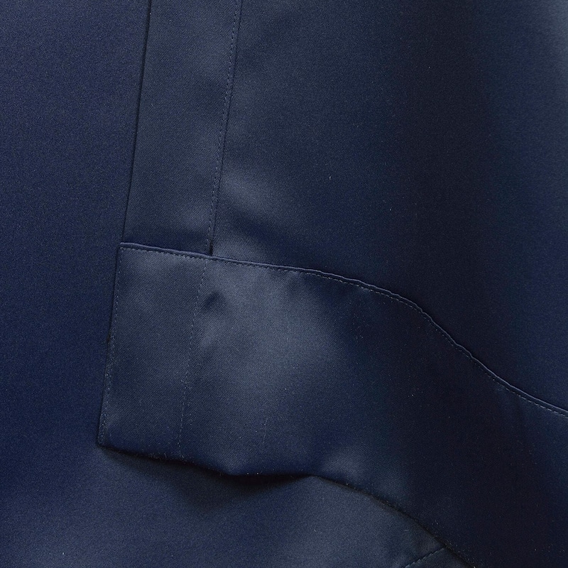 Exclusive Fabrics Navy Blue Grommet Room Darkening Curtain Panel Pair (2 Panels)