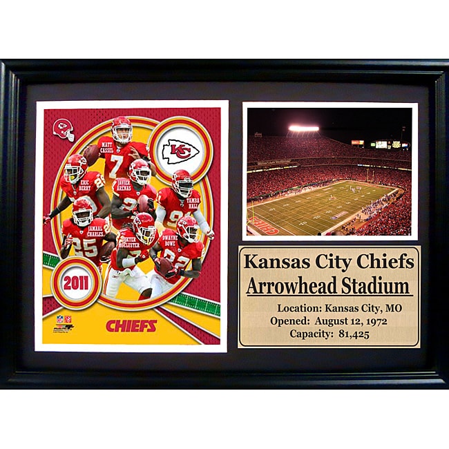 2011 Kansas City Chiefs Photo Stat Frame 12x18