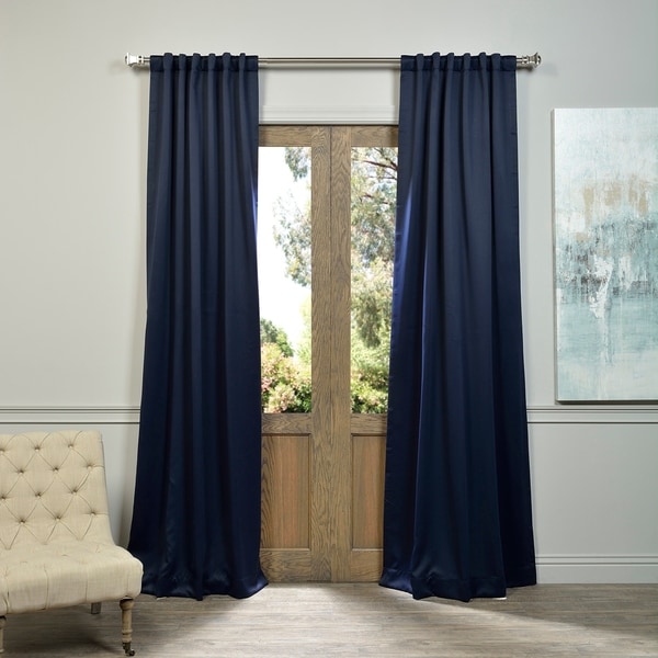 Eclipse Blue Thermal Blackout Curtain Panel Pair