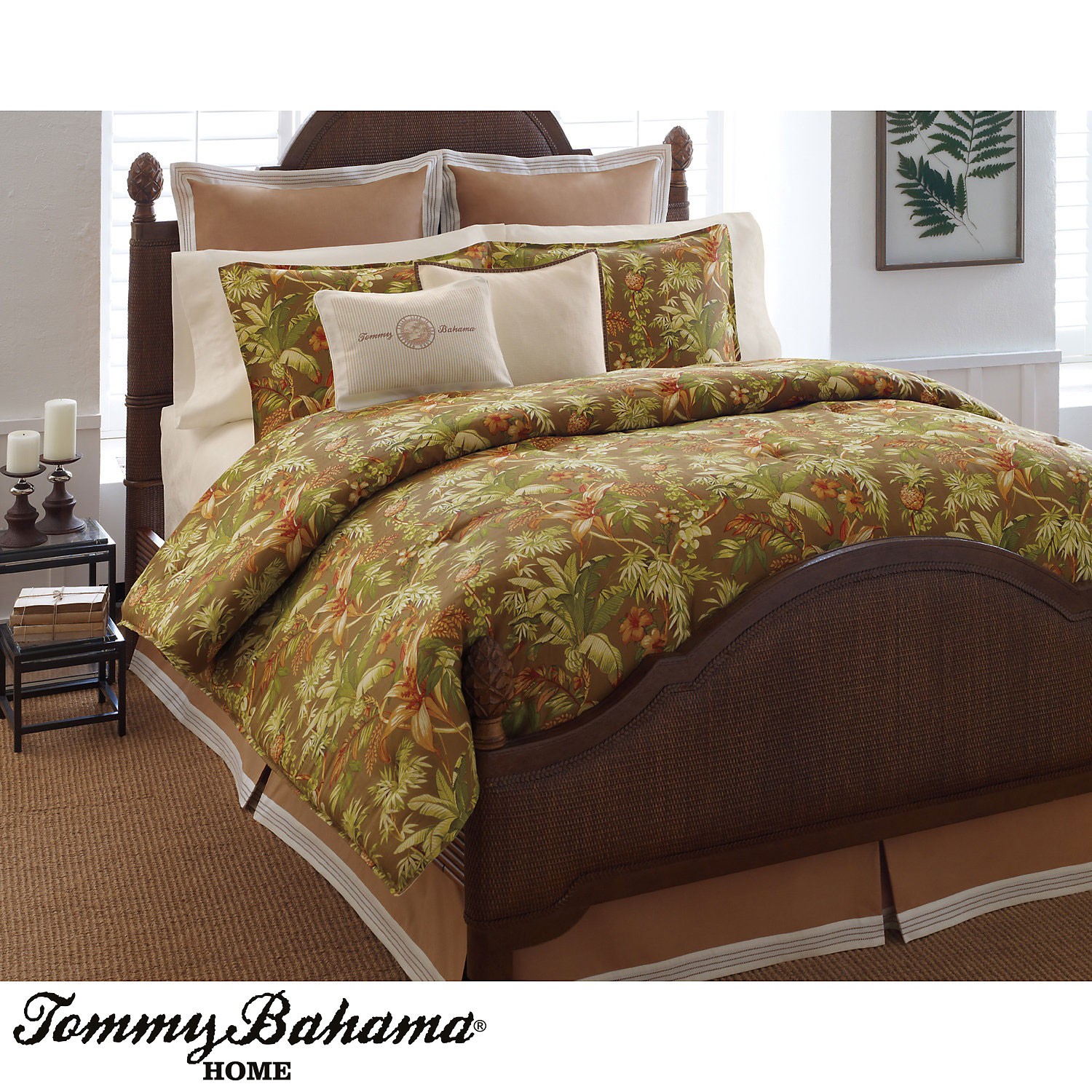 Tommy Bahama Tropical Harvest King 4 piece Comforter Set   