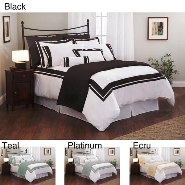 Shop Roxbury Park Inlay Queen Size 3 Piece Duvet Cover Set