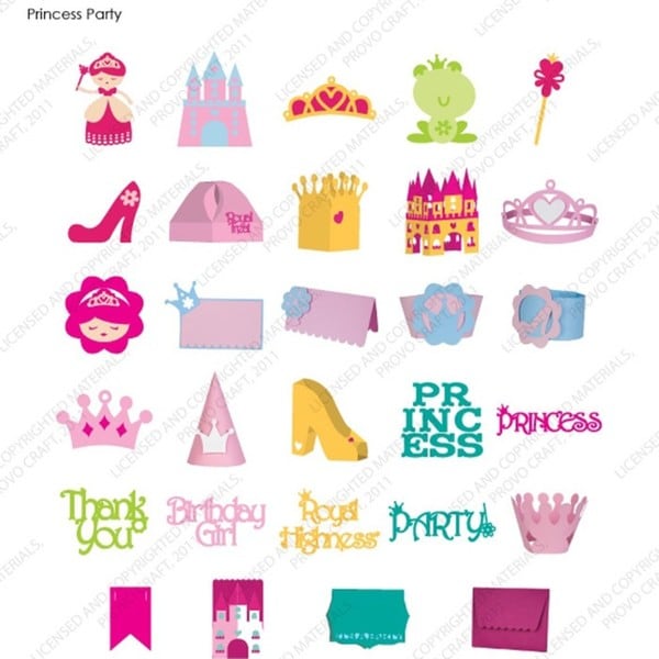 Shop Cricut Princess Party Cartridge Free Shipping On Orders Over 45