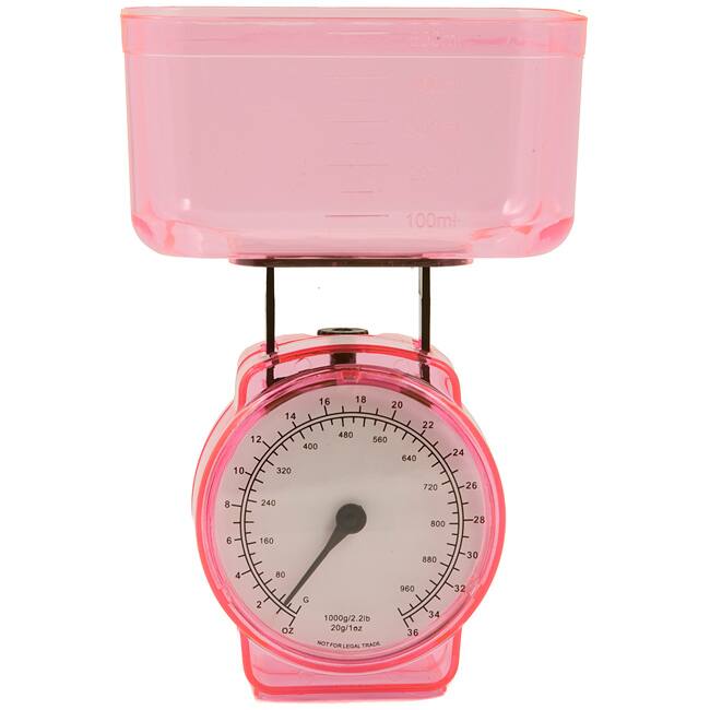 KitchenWorthy Pink Kitchen Scale