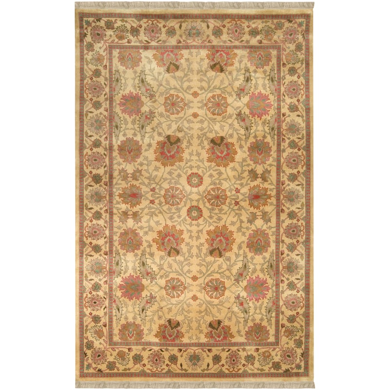 Hand Knotted Scoresby Semi-Worsted New Zealand Wool Area Rug - 3'6" x 5'6" - 3'6" x 5'6"
