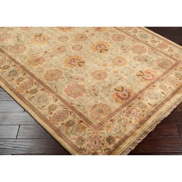 Hand Knotted Scoresby Semi Worsted New Zealand Wool Rug (8'6" x 11'6") Surya 7x9   10x14 Rugs