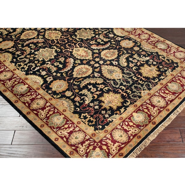Hand Knotted Schell Semi-Worsted New Zealand Wool Area Rug - 8'6 x 11'6