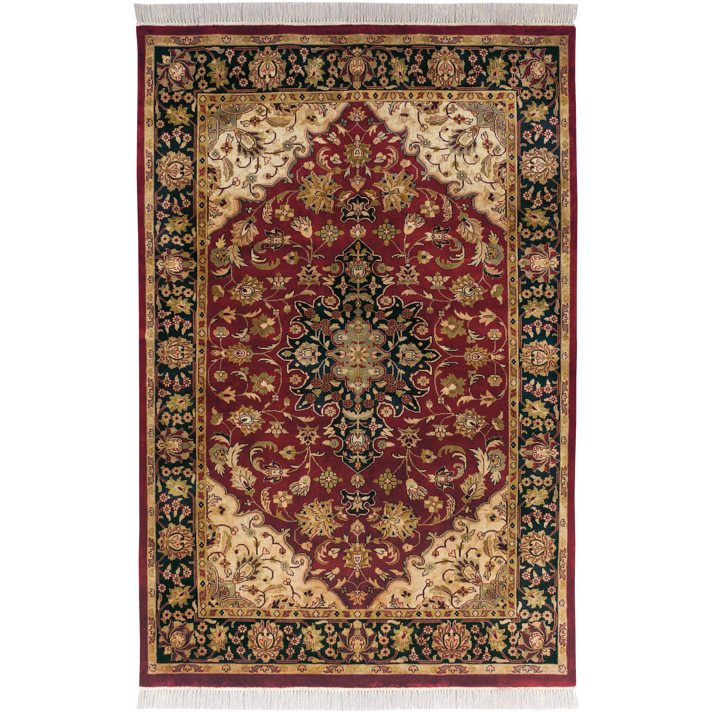 Hand Knotted Jacinto Semi worsted New Zealand Wool Rug (86 X 116)