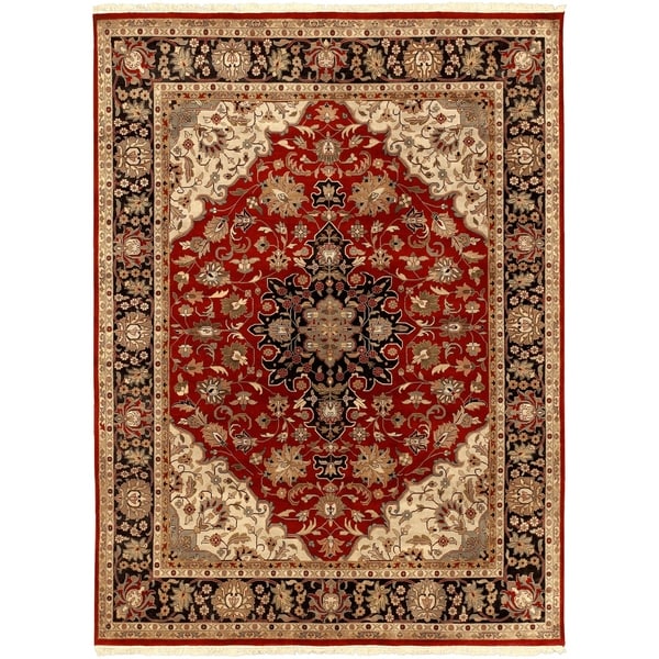Hand Knotted Jacinto Semi-Worsted New Zealand Wool Area Rug - 8'6 x 11'6