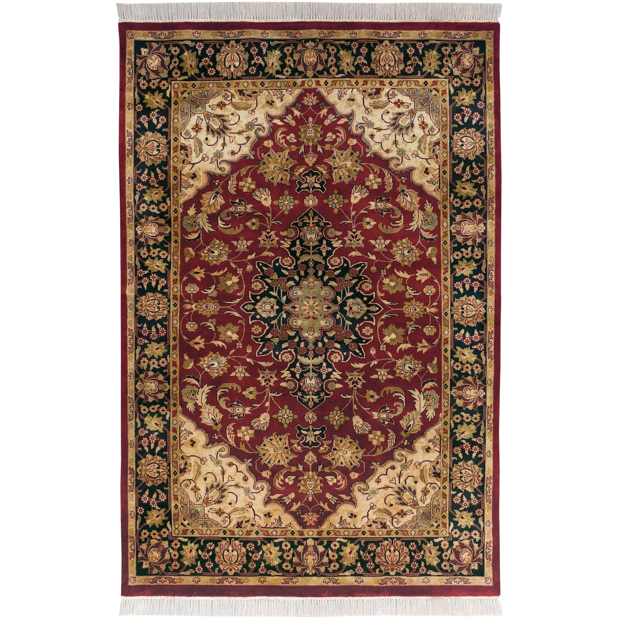 Hand Knotted Jacinto Semi worsted New Zealand Wool Rug (36 X 56)