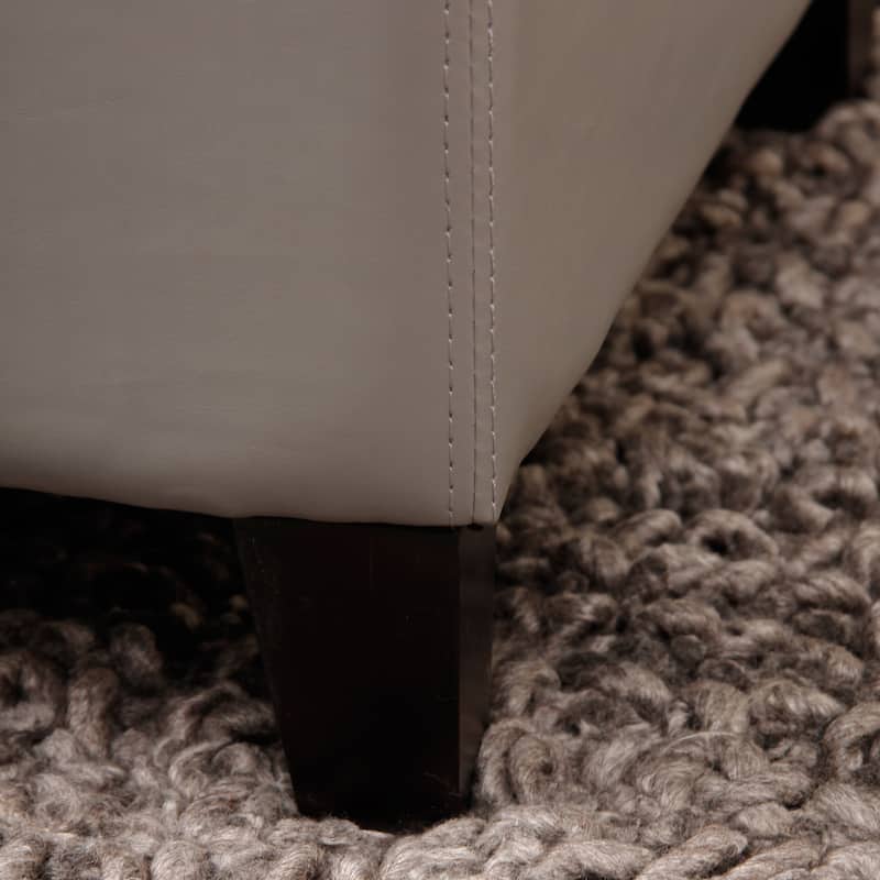 Warehouse of Tiffany Sharon Faux Leather Storage Bench