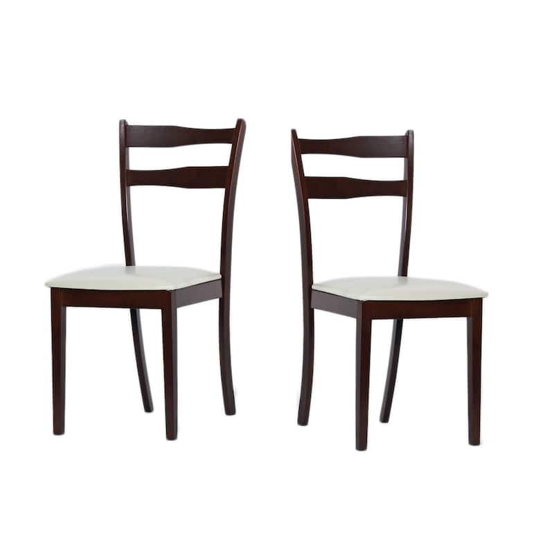 Warehouse of Tiffany Callan Cappuccino Dining Chairs (Set of Four) - Brown