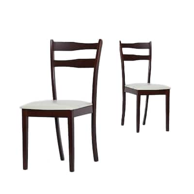Warehouse of Tiffany Callan Cappuccino Dining Chairs (Set of Four) - Brown