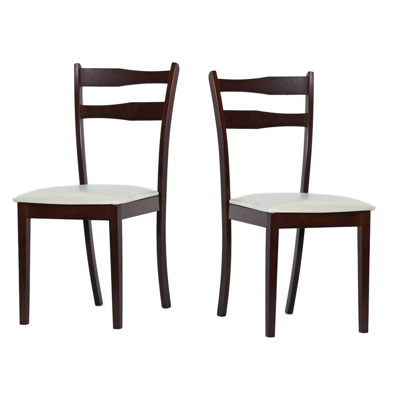 Warehouse of Tiffany Callan Light Cappucino Dining Chairs (Set of Eight)
