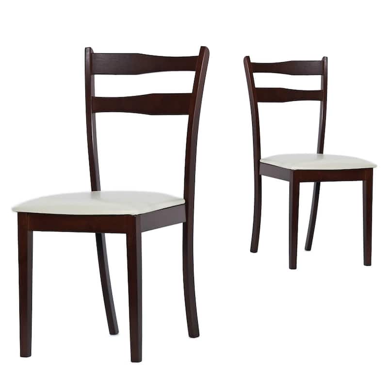 Warehouse of Tiffany Callan Light Cappucino Dining Chairs (Set of Eight)