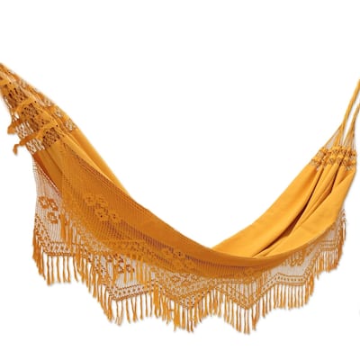 Handmade Cotton Belem Sun Hammock (Brazil)