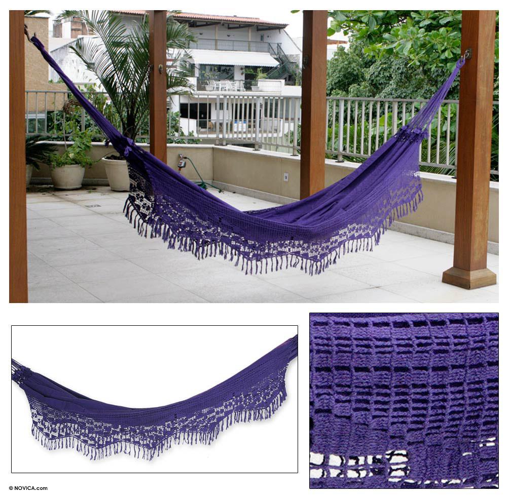 Cotton Recife Red Hammock (Brazil)