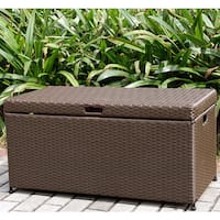 Havenside Home Pensacola Wicker Patio Storage Deck Box
