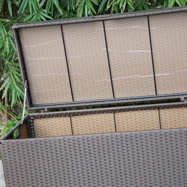 Pensacola Wicker Patio Storage Deck Box by Havenside Home