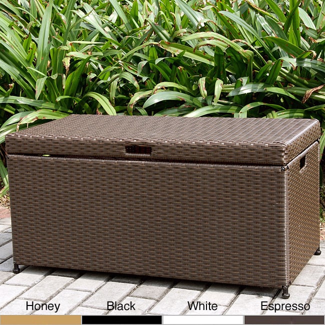 Wicker Patio Storage Deck Box