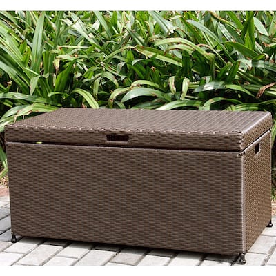 Pensacola Wicker Patio Storage Deck Box by Havenside Home