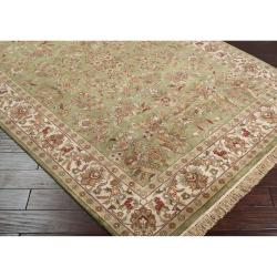 Hand Knotted Sacramento Semi Worsted New Zealand Wool Rug (3'6" x 5'6") Surya 3x5   4x6 Rugs