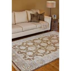 Hand Knotted Robinson New Zealand Hard Twist Wool Rug (8' x 11') 7x9   10x14 Rugs