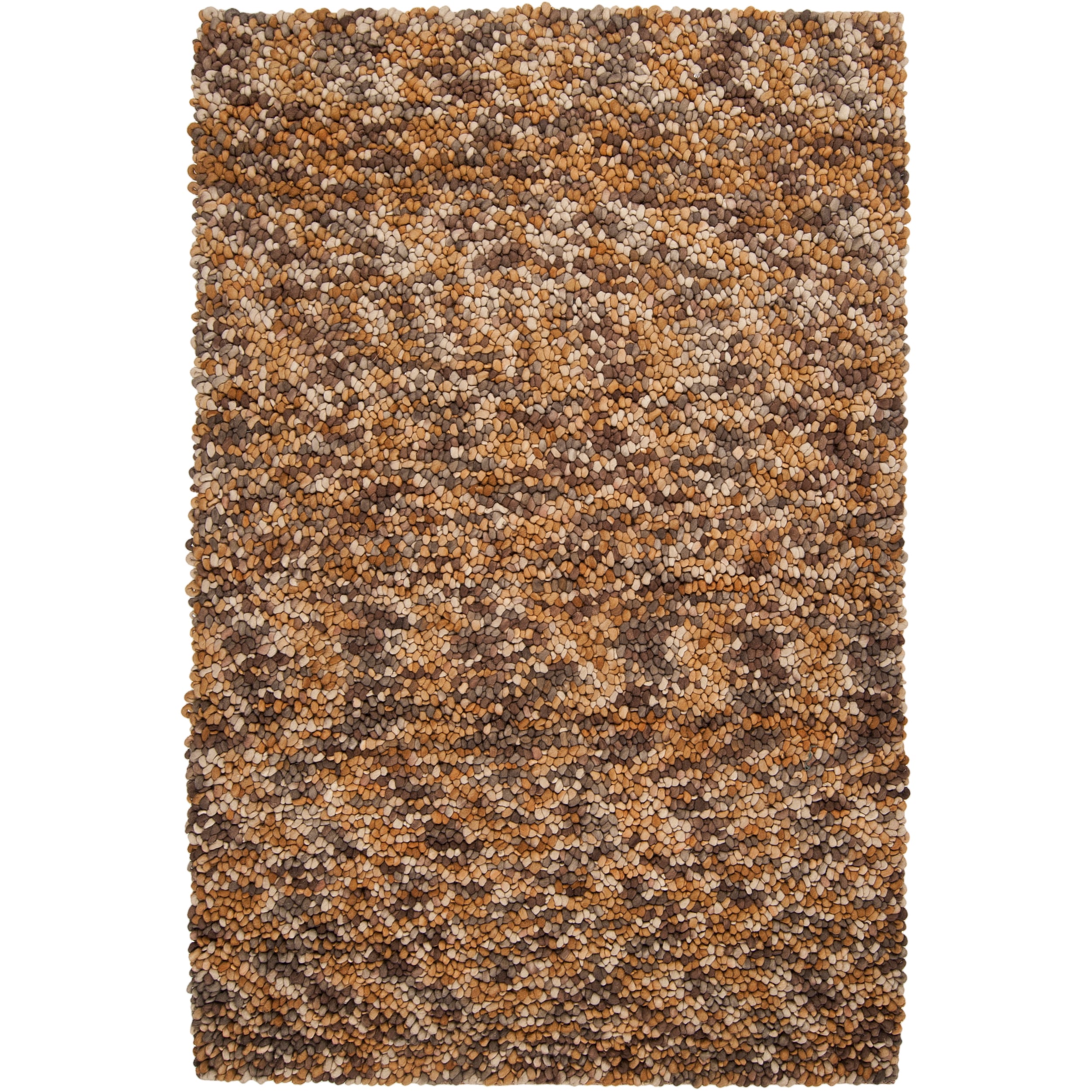 Hand woven Franklin Wool Plush Shag Rug (8 X 10)