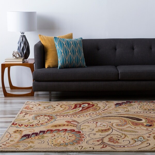 Hand Tufted Foligno Wool Area Rug - 5' x 8'