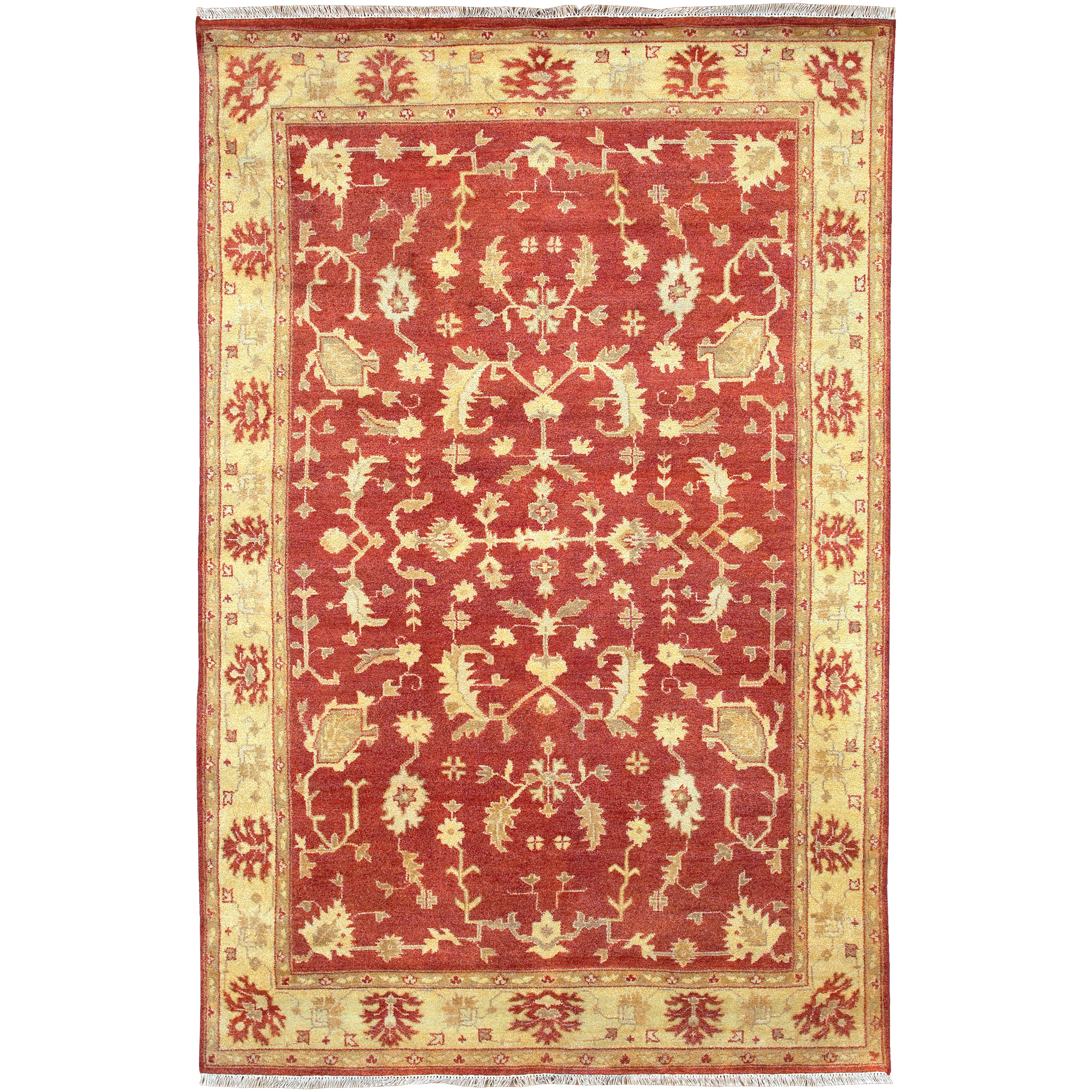 Hand Knotted Antolya Semi worsted New Zealand Wool Rug (56 X 86 )