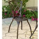 preview thumbnail 5 of 7, Modern 3-piece Bistro Set by Christopher Knight Home
