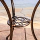 preview thumbnail 4 of 7, Modern 3-piece Bistro Set by Christopher Knight Home