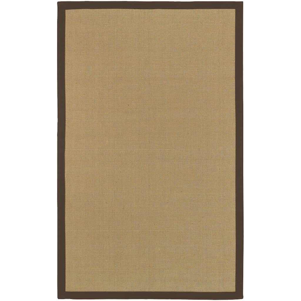 Hand-woven Manzano Natural Fiber Jute Area Rug - 8' x 10'