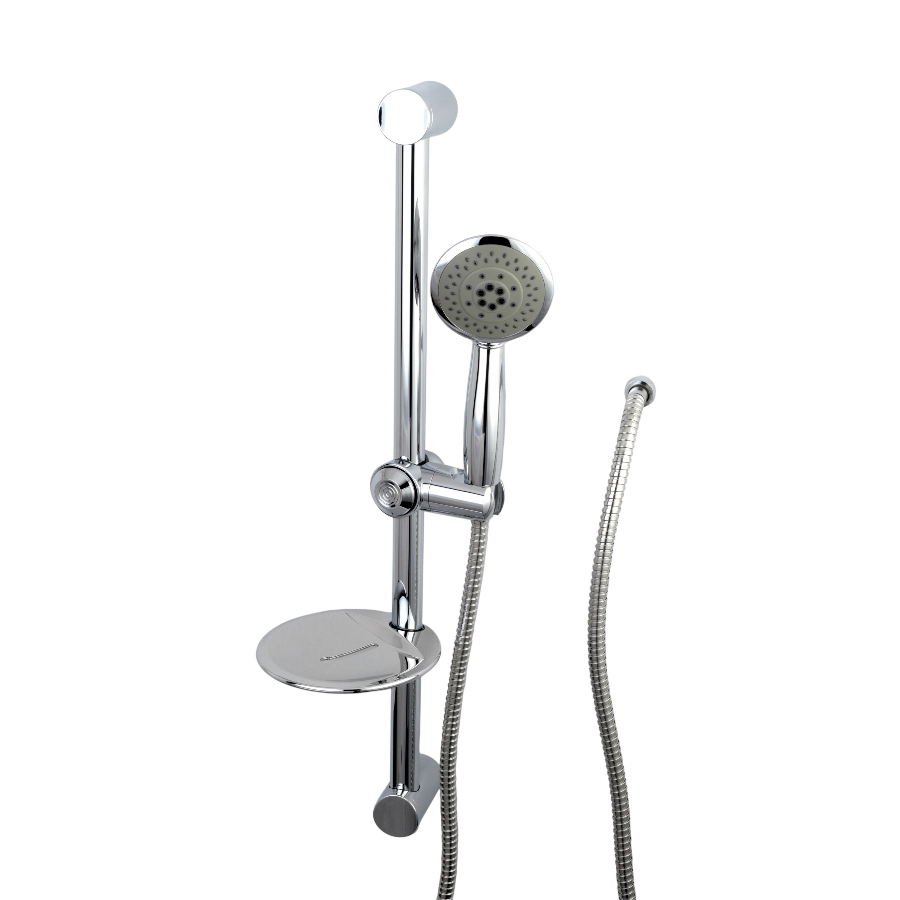 Shop Chrome Sliding Bar with Handheld Shower Free Shipping Today