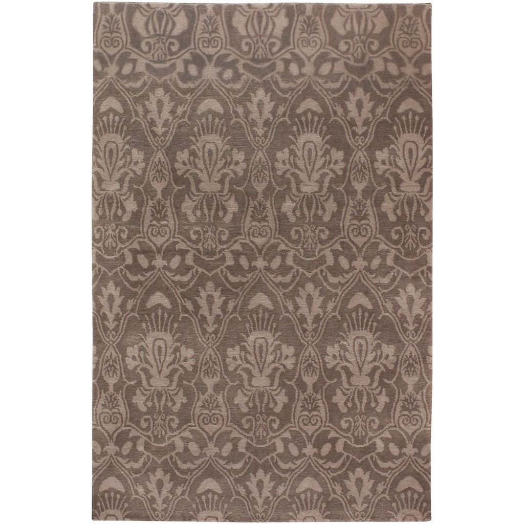 Hand Knotted Lowestoft Hand-carded New Zealand Wool Area Rug - 9' x 13' - 9' x 13'