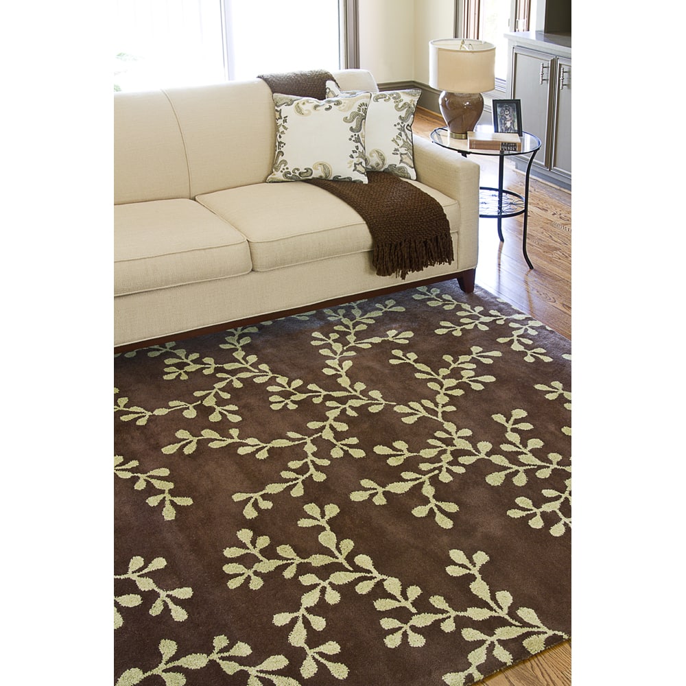 Hand-tufted Alborz New Zealand Wool Area Rug - 9' x 13' - 9' x 13'
