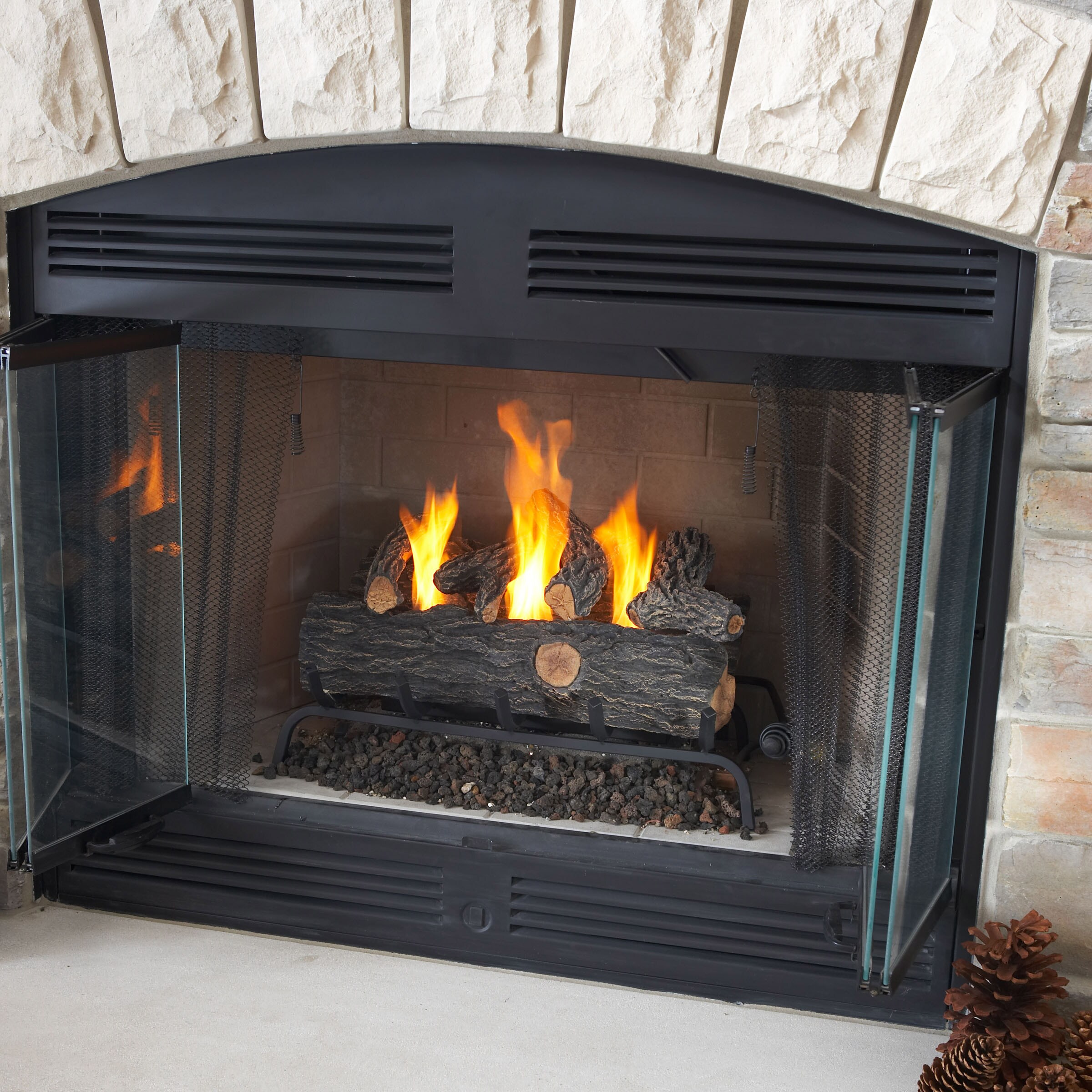 Shop Real Flame Convert To Gel Log Set Free Shipping Today