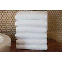 Authentic Hotel & Spa Turkish Cotton Towels Color White (Set of 6)
