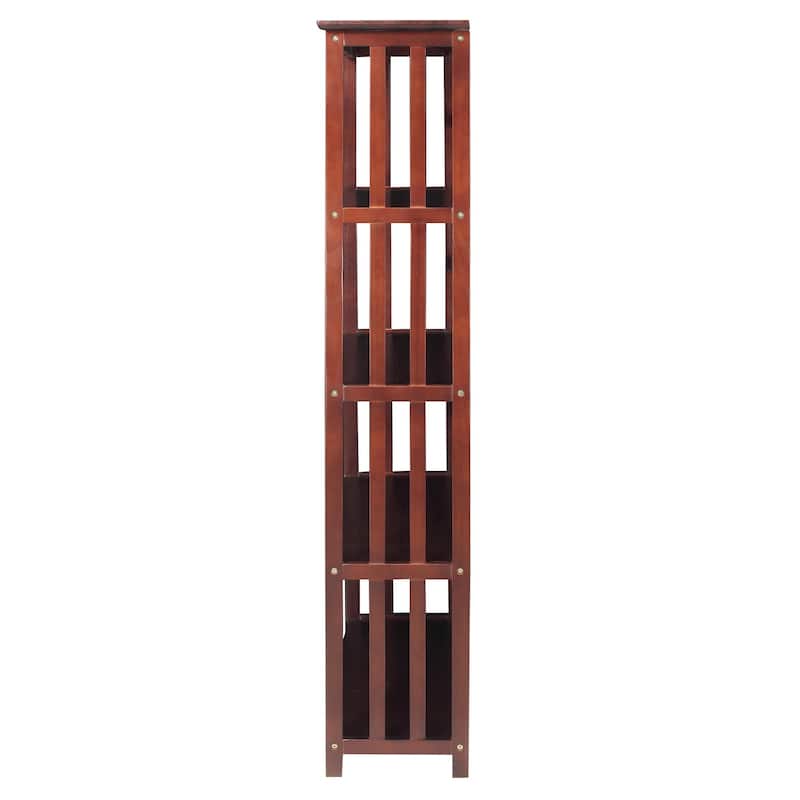 Mission Style 5-Shelf Bookcase