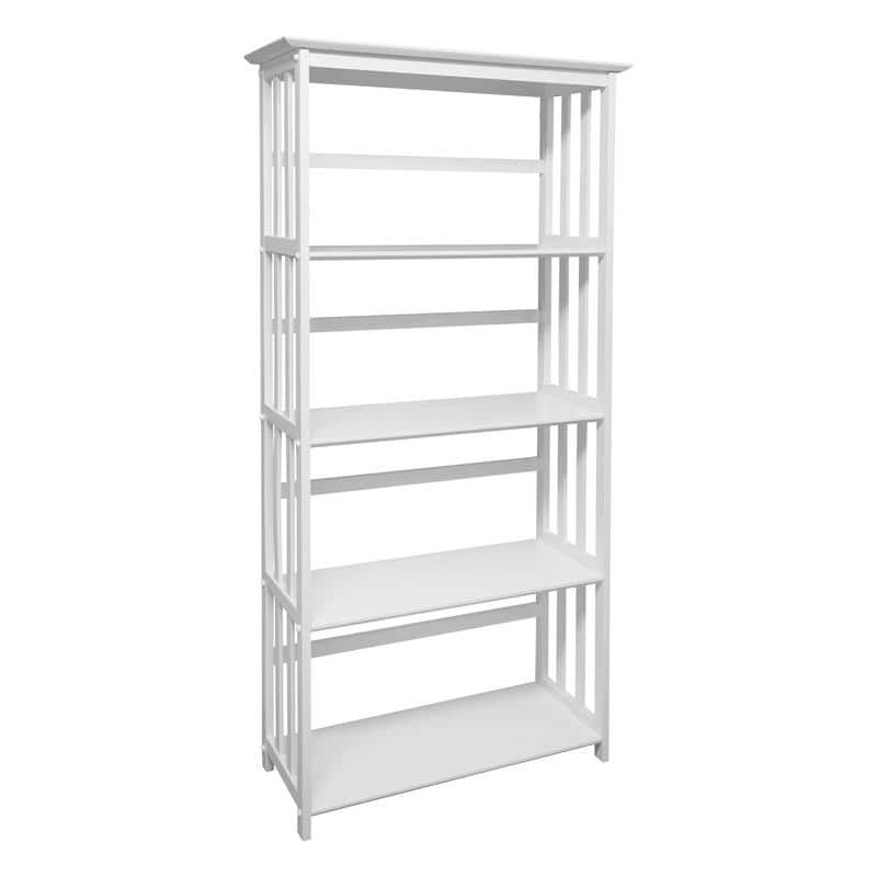 Mission Style 5-Shelf Bookcase