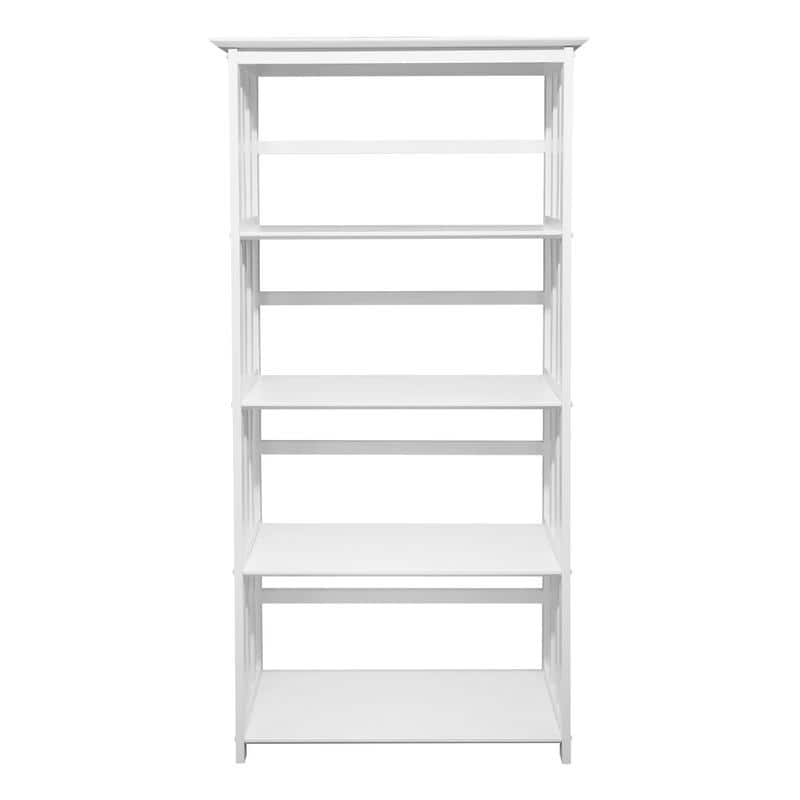 Mission Style 5-Shelf Bookcase