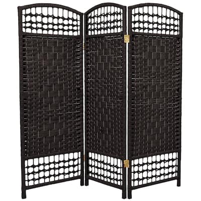 Handmade Fiber Weave 4-foot Room Divider (China)
