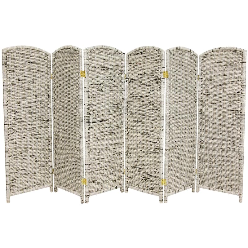 Handmade Recycled Newspaper 6-foot Tall Room Divider (China)