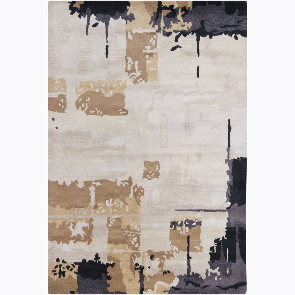 Hand-Tufted Mandara Contemporary Wool Rug - 8' x 11'