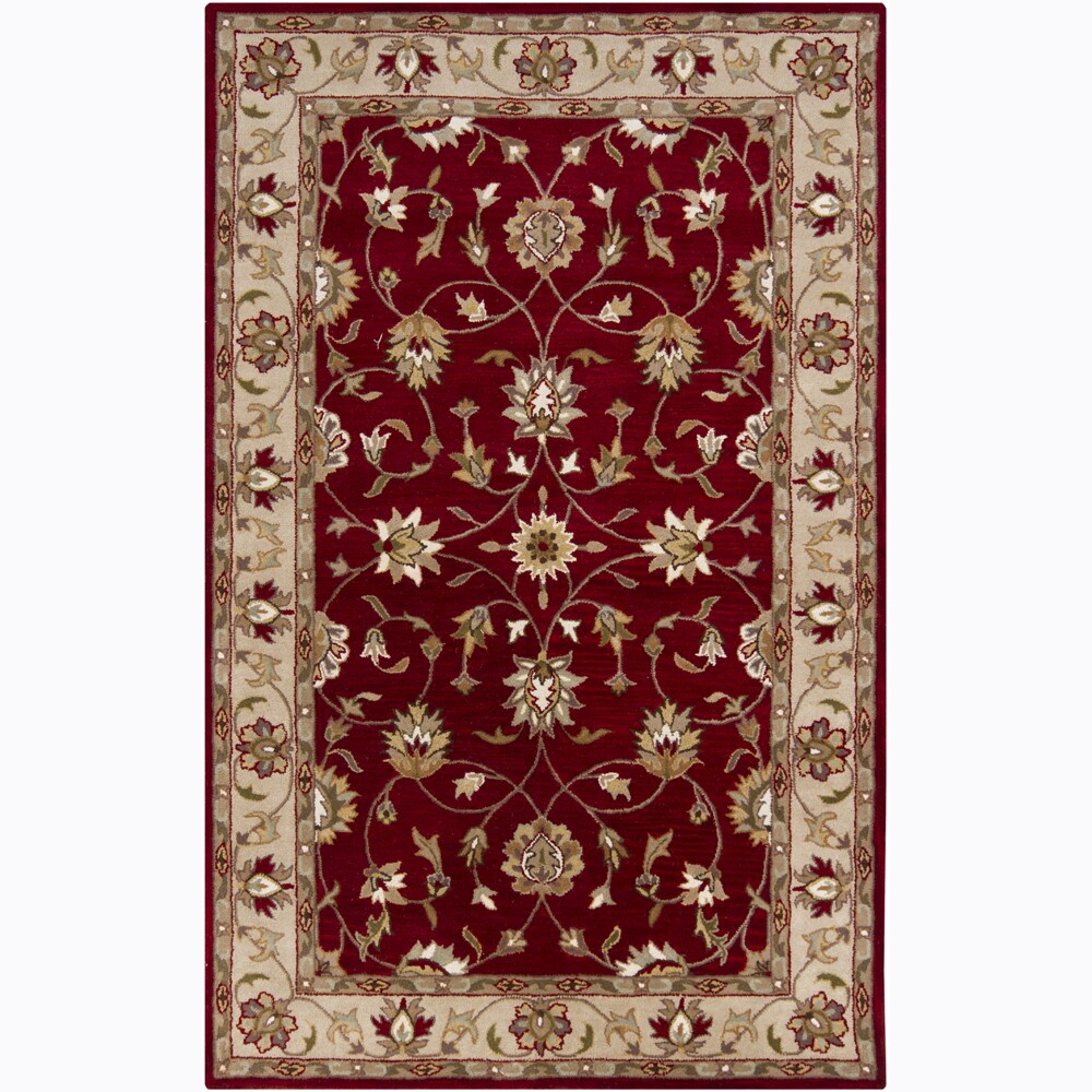 Artist's Loom Hand-tufted Traditional Oriental Wool Rug (5'x8')