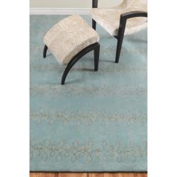 Candice Olson Hand tufted Pamir Geometric Pattern Wool Rug (8' x 11') Surya 7x9   10x14 Rugs